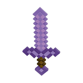 Minecraft fortryllet plastik svrd - 50 cm