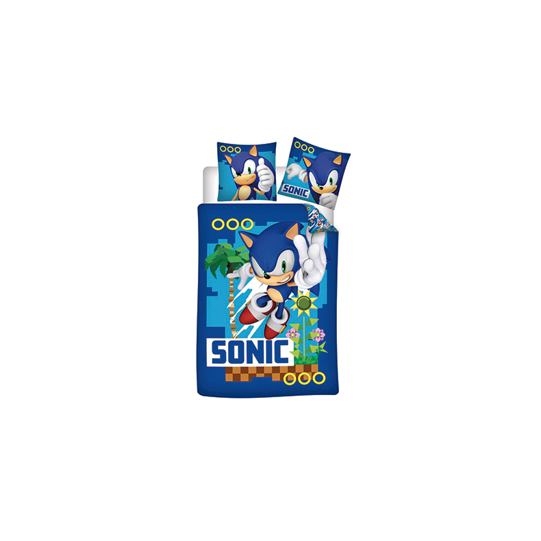 Sonic The Hedgehog sengetj - 140x200cm