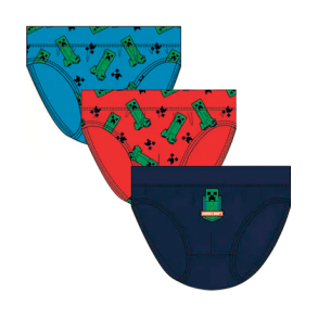 Minecraft underbukser - 3 pak (6-12 r)