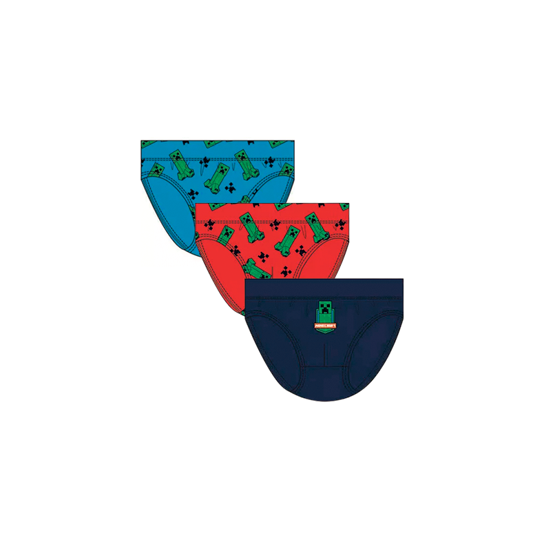 Minecraft underbukser - 3 pak (6-12 r)