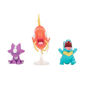 Totodile, toxel, magikarp 5 cm figurer - Pokemon