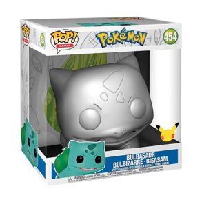 Silver Bulbasaur Funko pop figur 25cm