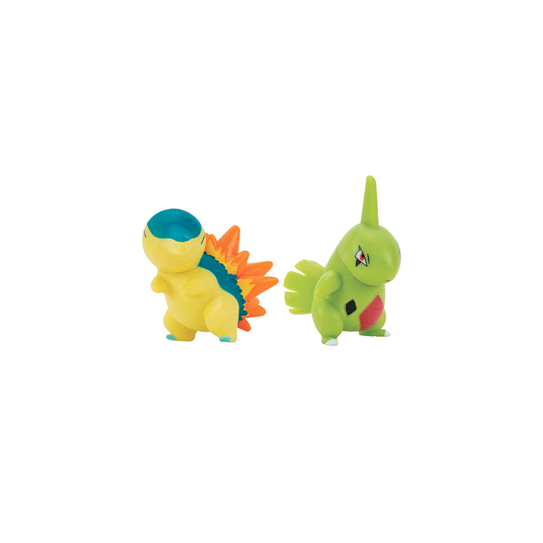 2 Pack Cyndaquil &amp; Larvitar - Pokemon Battle Figure