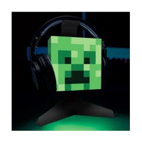 Minecraft creeper headset holder
