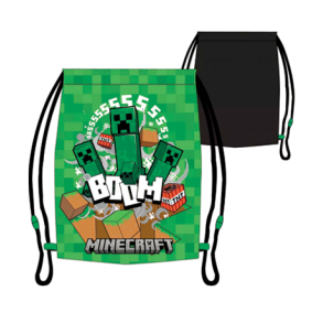 Minecraft creeper sportstaske  -  Gymnastiktaske