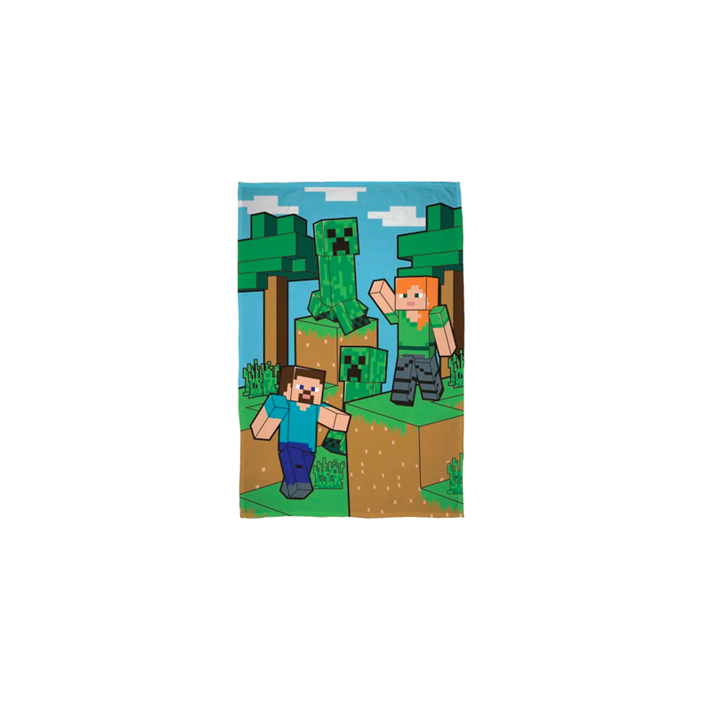 Minecraft Creeper, steve &amp; alex tppe - 100x150cm