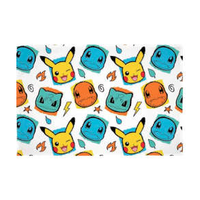 Pokemon tppe - hoveder - 100x150cm