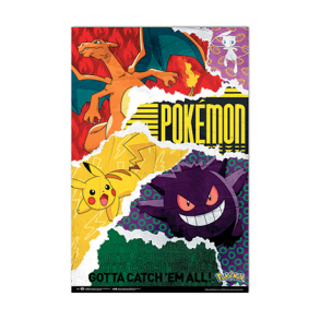 Pokemon Gotta Catch them all plakat - 61x91cm