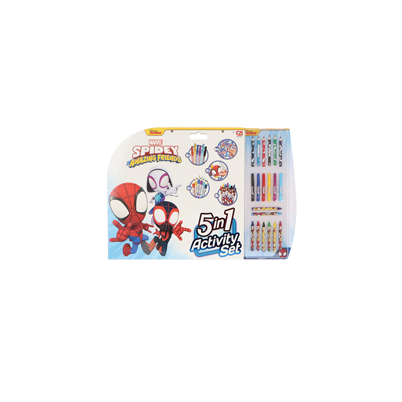 Spiderman Farveblyanter, tusch m.m. - 5-1 set