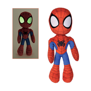 Spiderman bamse 25 cm - Lys i jnene