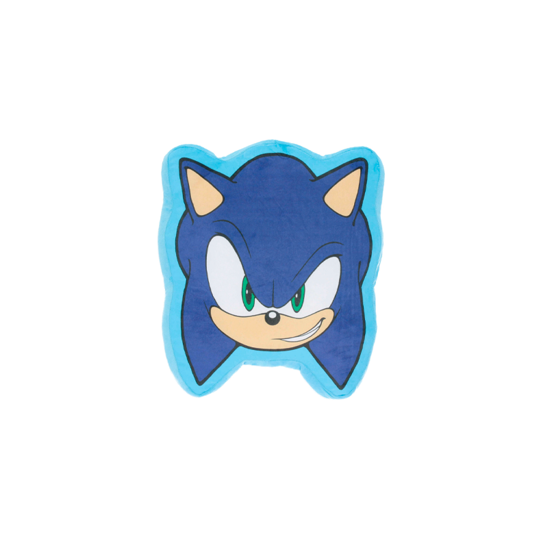 Sonic pude af ansigt - 40x40cm