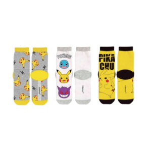 Pokemon Pikachu strmper - 3 pak