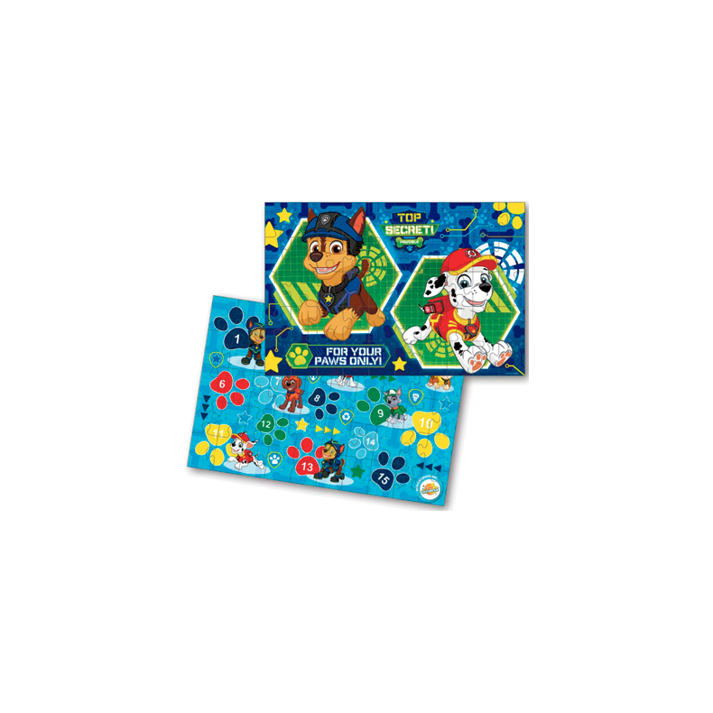 Paw Patrol Puslespil 50 brikker - 2 sider