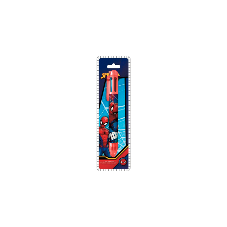Spiderman farveblyant med 6 farver