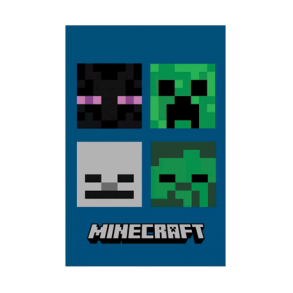 Minecraft mrkeblt tppe - 100x150cm