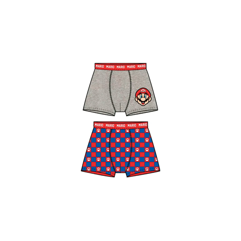 Super Mario Boxershorts til brn (5-12r)