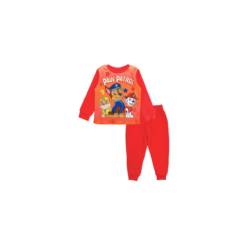Paw Patrol Fleece pyjamasst - Rd (2-8 r)