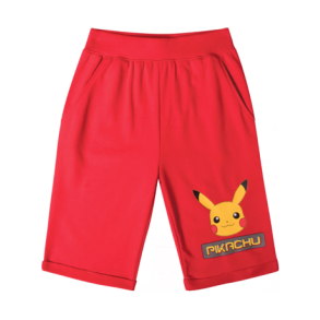 Pokemon rde shorts til brn - 5-12 r