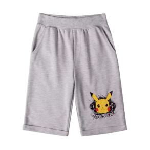 Pokemon gr shorts til brn - 5-12 r