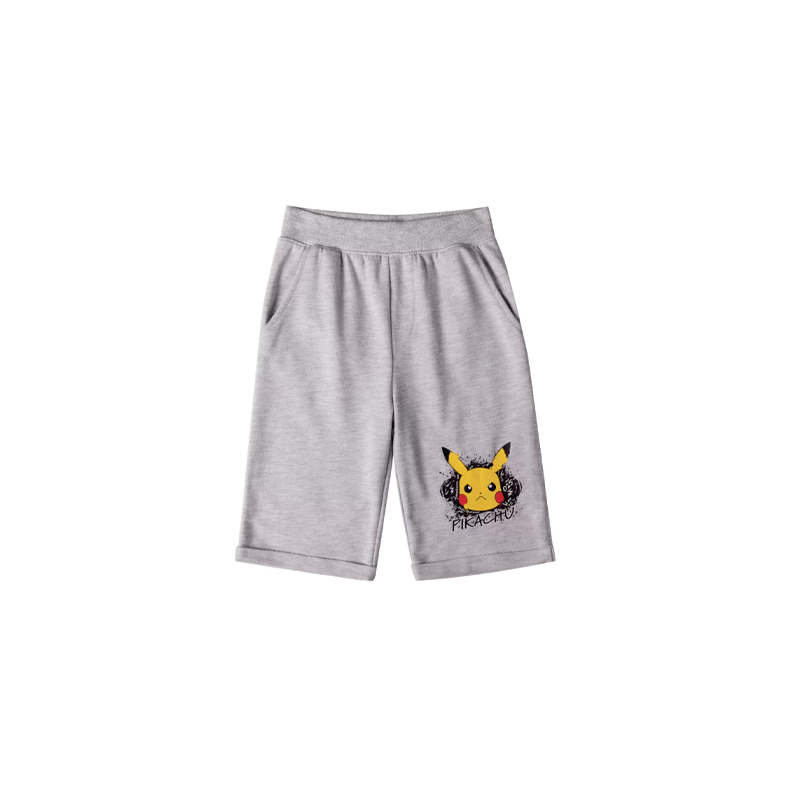 Pokemon gr shorts til brn - 5-12 r