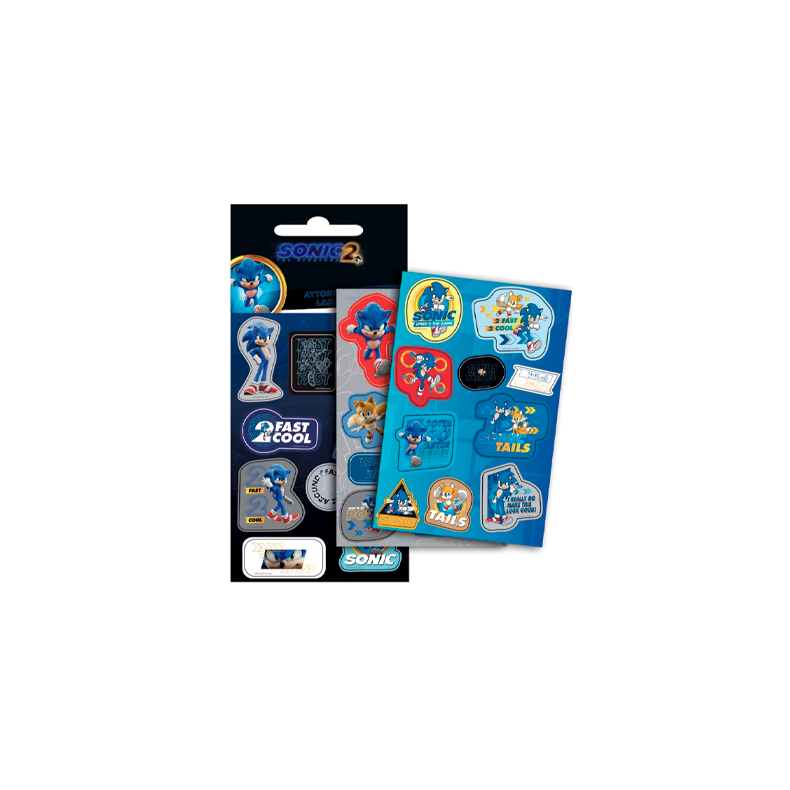 Sonic klistermrker - assorteret