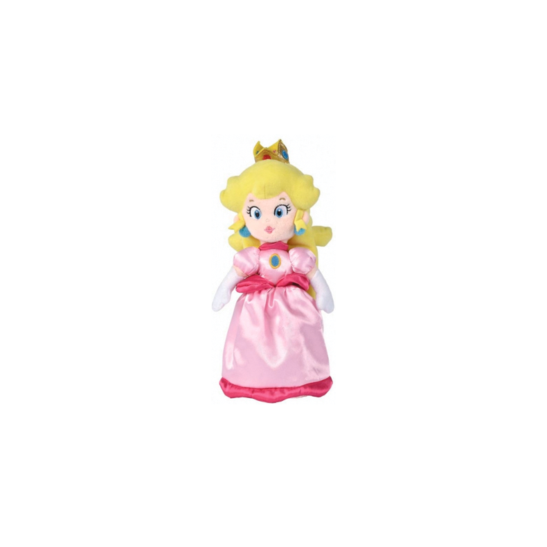 Prinsesse Peach bamse 27cm - Super Mario