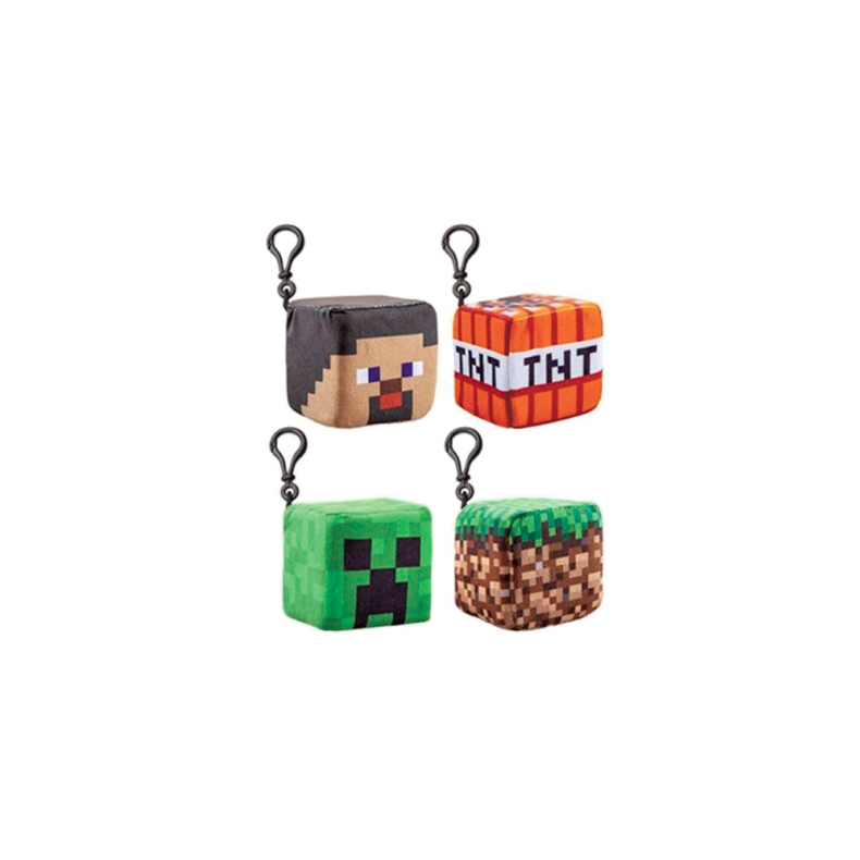 Minecraft nglering med bamse - 8cm - Assorteret