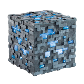 Minecraft Replika Lysende Diamant - 10 cm