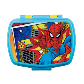 Spiderman madkasse - Gul & Bl