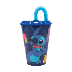 Stitch kop med fleksibelt sugerrr