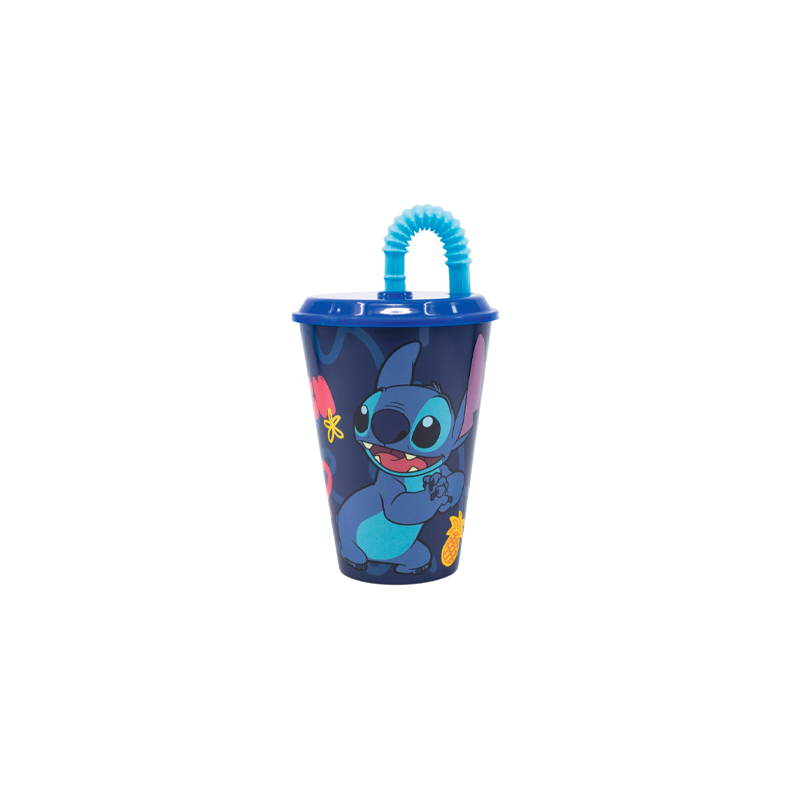 Stitch kop med fleksibelt sugerrr