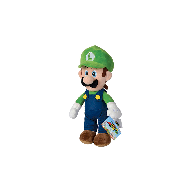Stor Luigi bamse 50 cm - Super Mario