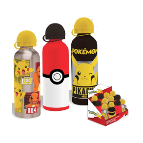 Pokemon aluminium vandflaske 500ml - Assorteret