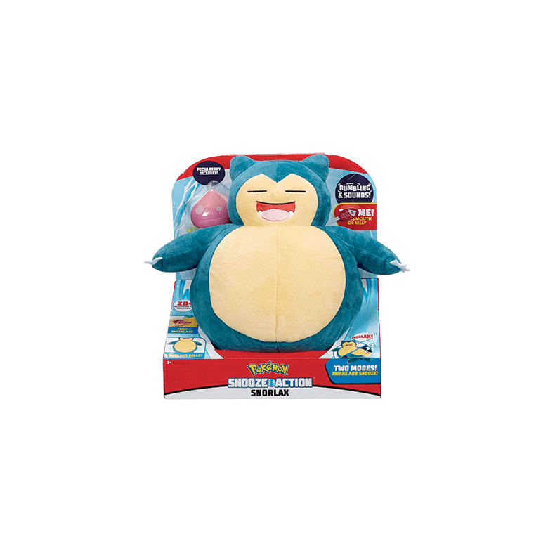 Snorlax bamse - med lyd - 30cm
