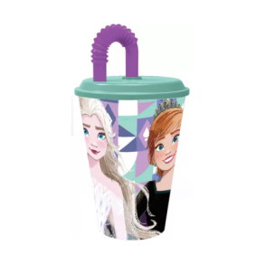 Disney Frost krus med lilla sugerr