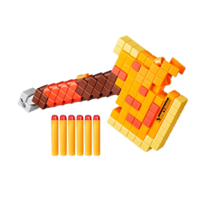 Minecraft Dungeons NERF Firebrand Dart-Blasting Axe