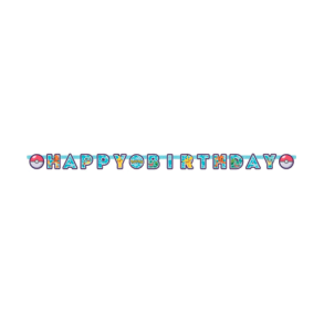 Pokemon Happy Birthday banner