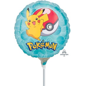 Rund Pikachu ballon - 45 cm