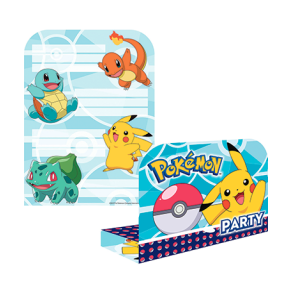 Pokemon invitations kuverter - 8 stk.