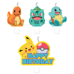 Pokemon kagelys - 4 stk.