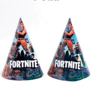 Fortnite Fdselsdagshatte - 6 stk.