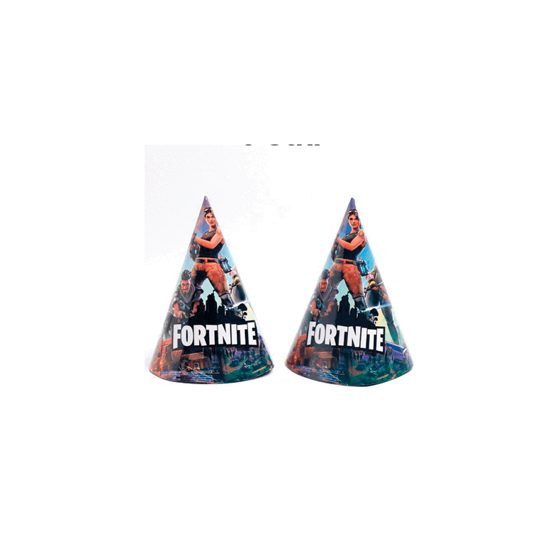 Fortnite Fdselsdagshatte - 6 stk.