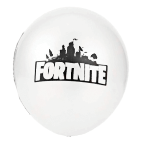 Fortnite hvide balloner - 10 stk.