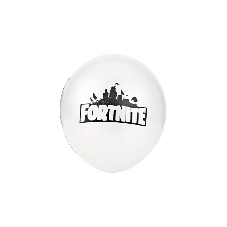 Fortnite hvide balloner - 10 stk.