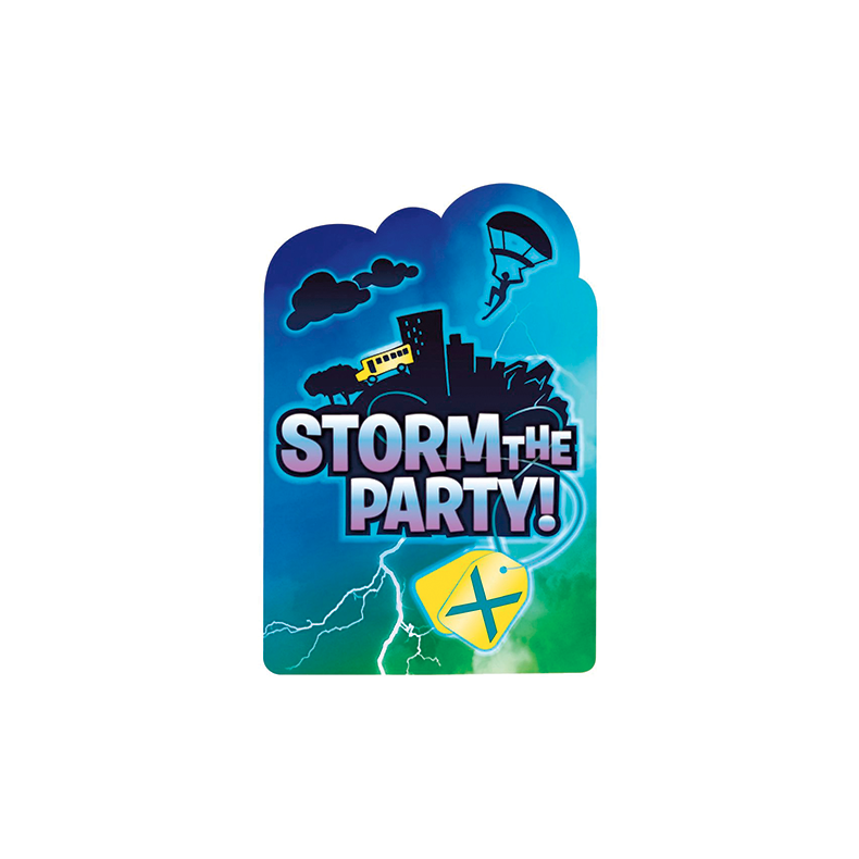 Fortnite invitations kuverter - 8 stk.