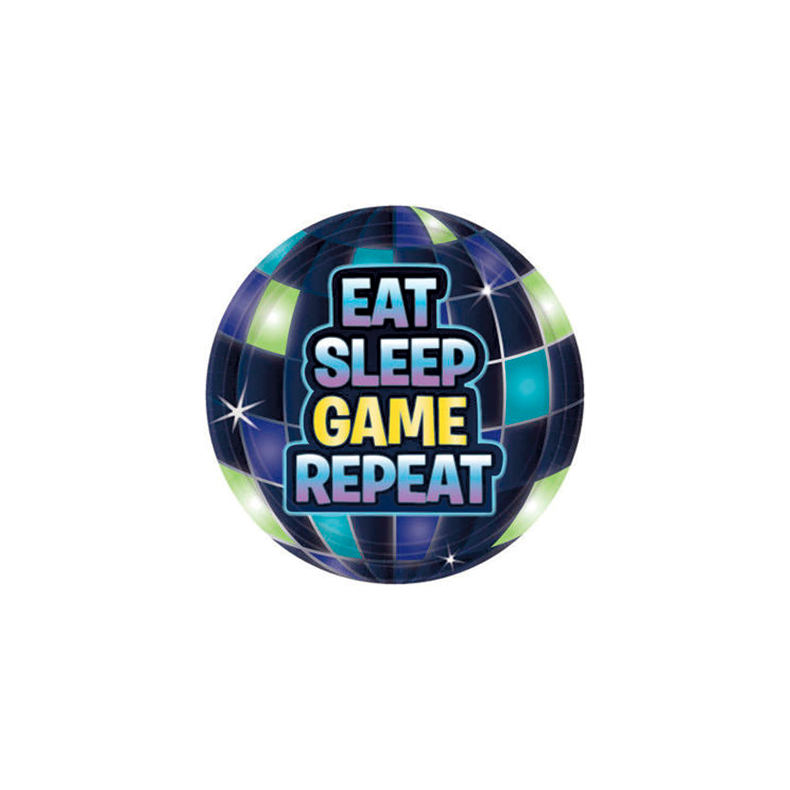 Fortnite Paptallerkner - 8 stk. - Eat, Sleep, Game, Repeat