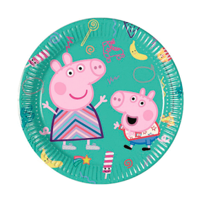 Gurli Gris paptallerkner - 8 stk.