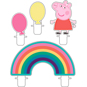 Gurli Gris kagelys - 4 stk.