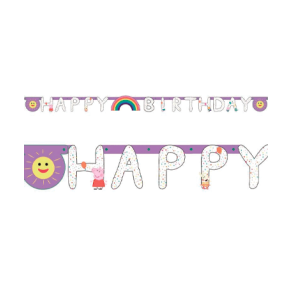 Gurli Gris Happy Birthday banner - 2,5m