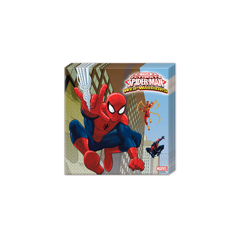 Spiderman servietter - 20 stk.